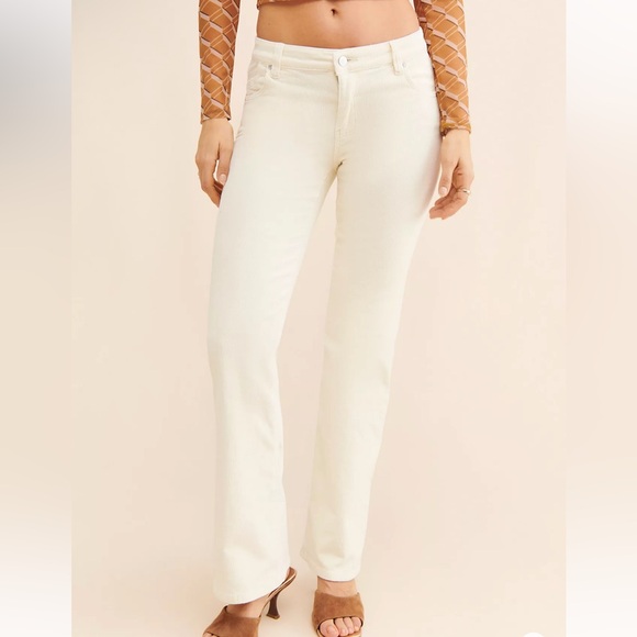 ROLLA'S Pants - NWT Free People Rolla's Dallas Low-Rise Bootcut Corduroy Pants Size 26
